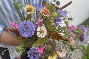 Buket, som du dyrker tæt på